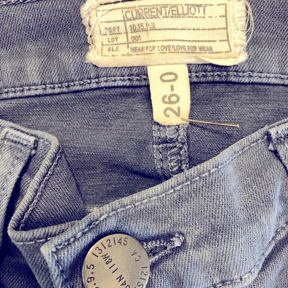 Current/Elliott Women’s Hipster Skinny Side Zip Jeans - Picture 5 of 8